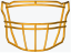 Riddell SF-2BDC SpeedFlex Facemask - Barva Mřížky: Gold SF