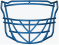 Riddell SF-2BDC-TX-HD SpeedFlex Facemask - Facemask Farbe: Orange SF