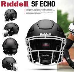 Riddell SpeedFlex Echo - Met. Bay Silver