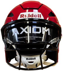 Riddell Axiom - Footballhelm für Erwachsene - Scarlet