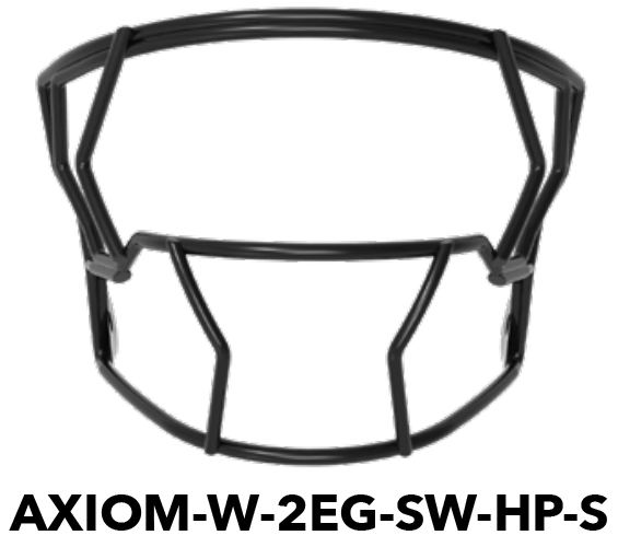 Riddell AXIOM Facemask - W-2EG-SW-HP-S - Facemask Farbe: White