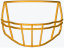 Riddell S2B-HS4 Facemask - Barva Mřížky: Gold HS4