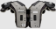 Football Shoulder Pads - Riddell Smoke All Purpose - Velikost: Large 19-20"