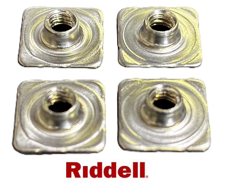 Riddell T-Nuts, #8-32 x 1/8" Stainless Steel - Set 4pcs.