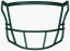 Riddell SF-Kicker SpeedFlex Facemask - Facemask Farbe: Forest SF