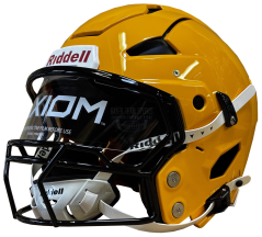 Riddell Axiom - Footballhelm für Erwachsene - Gelb