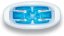 SportStar X-1 GX-4 Gel Chin Strap - White