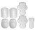 Football Slotted 7-Piece Pad Set