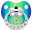 Battle "Binky" Iridescent Oxygen Football Mouthguard - Blue-Green